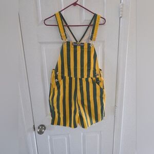 Game Bibs, Green Bay Packer Striped Yellow and Green Kids One Piece